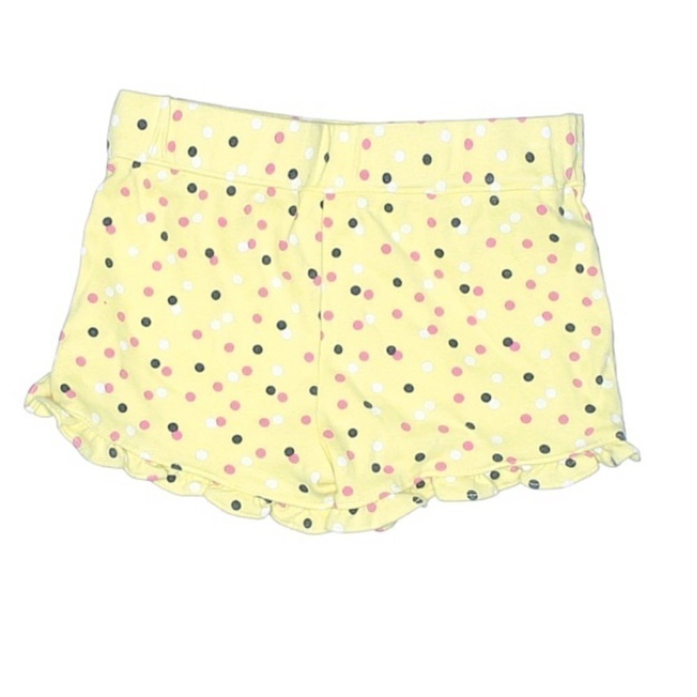 Gymboree yellow ruffle polka dot print cotton girl shorts 2T casual - Picture 2 of 5